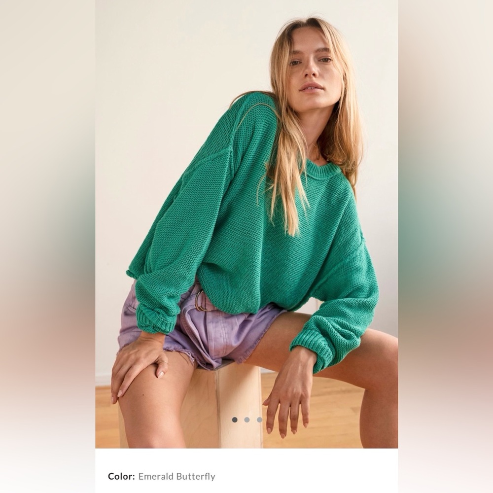 We the free inside out pull-over